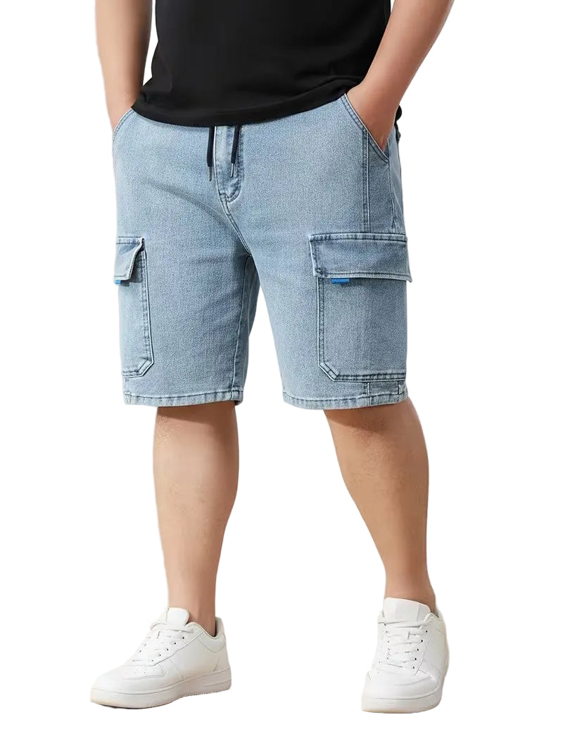Men's Drawstring Cargo Shorts