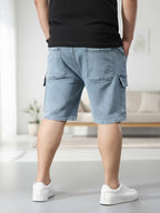 Men's Drawstring Cargo Shorts