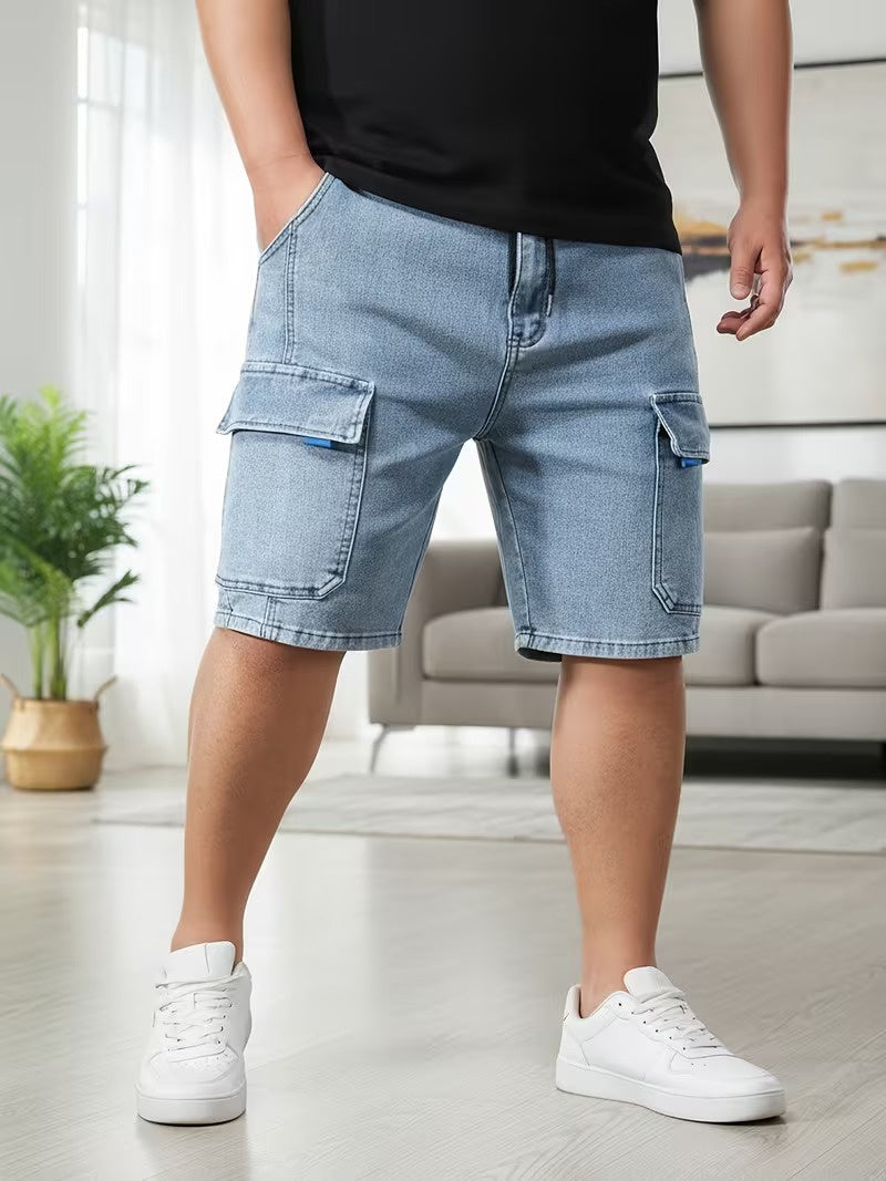 Men's Drawstring Cargo Shorts