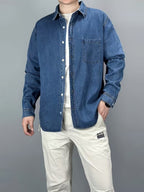 Men's Long-Sleeved Button-Down Shirt