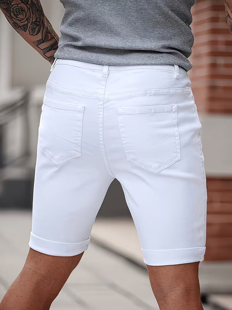Men's Shorts with Rolled Hems