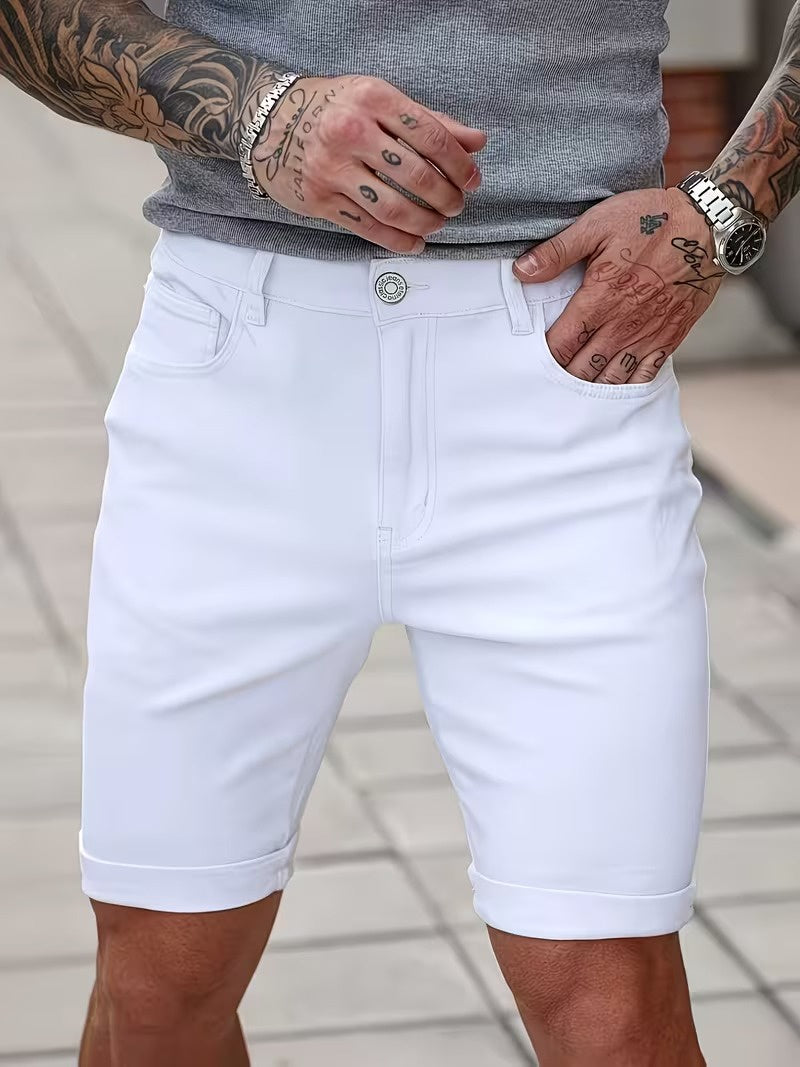 Men's Shorts with Rolled Hems
