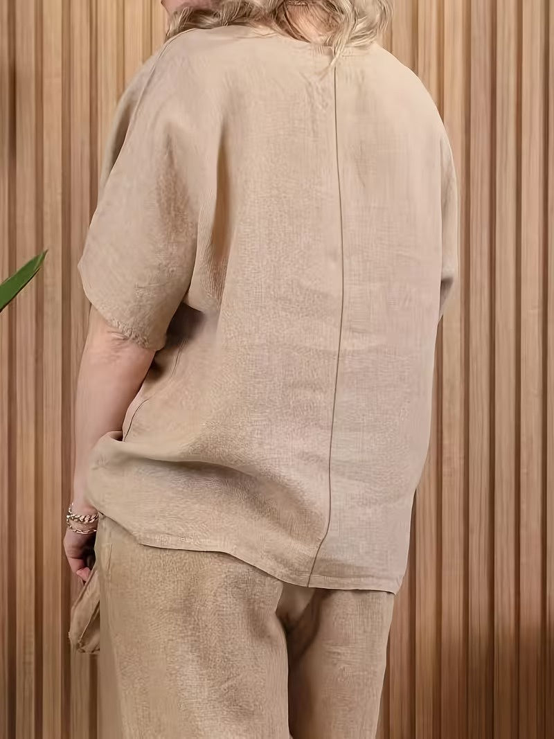 Women's Two-Piece Set with Side Tie